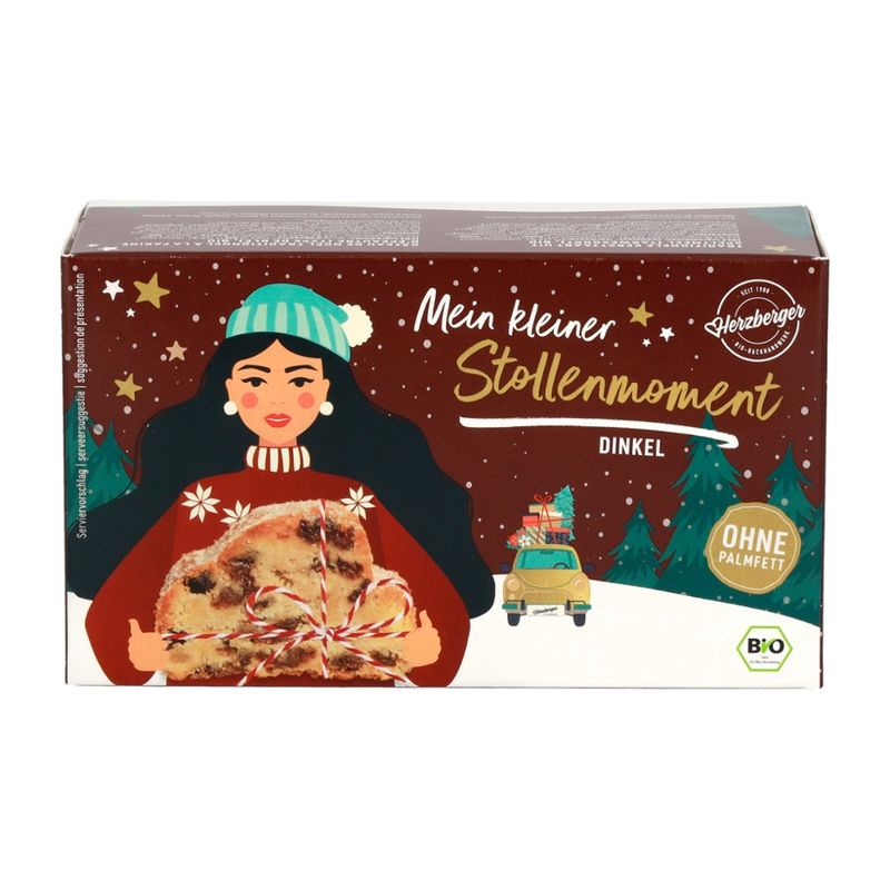 herzberger Dinkelstollen mini, 250g - Produktbild