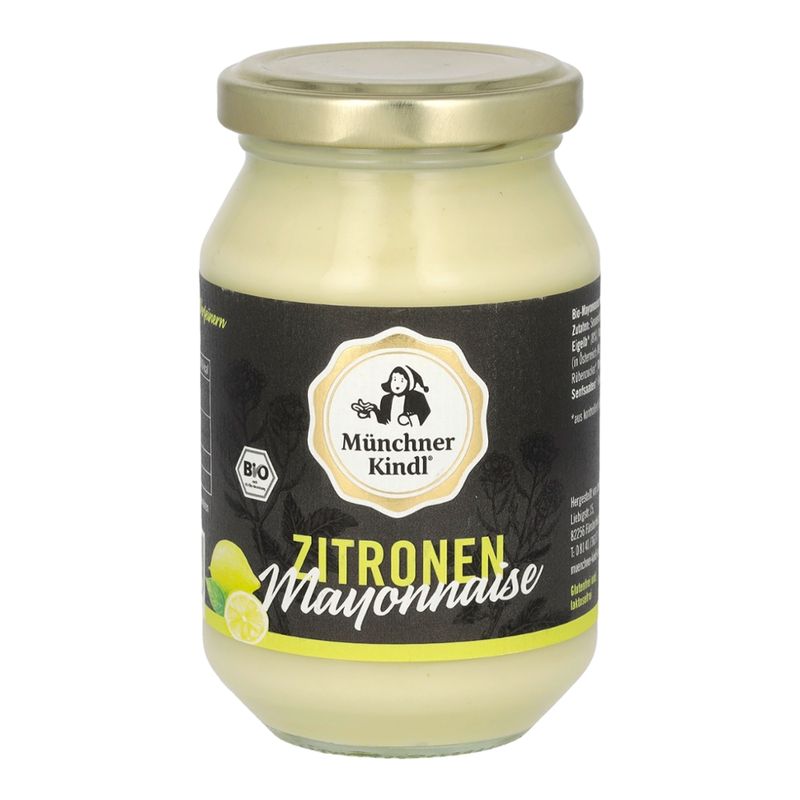 Münchner Kindl Senf Zitronen Mayonnaise Bio Münchner Kindl - Produktbild