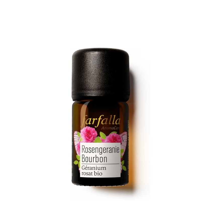 farfalla Rosengeranie Bourbon bio Grand Cru, 5ml - Produktbild