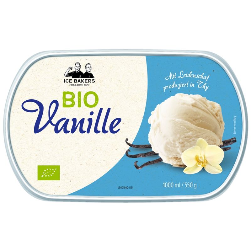 ICE BAKERS Ice Bakers Biologisches Spreiseeis Vanille - Produktbild