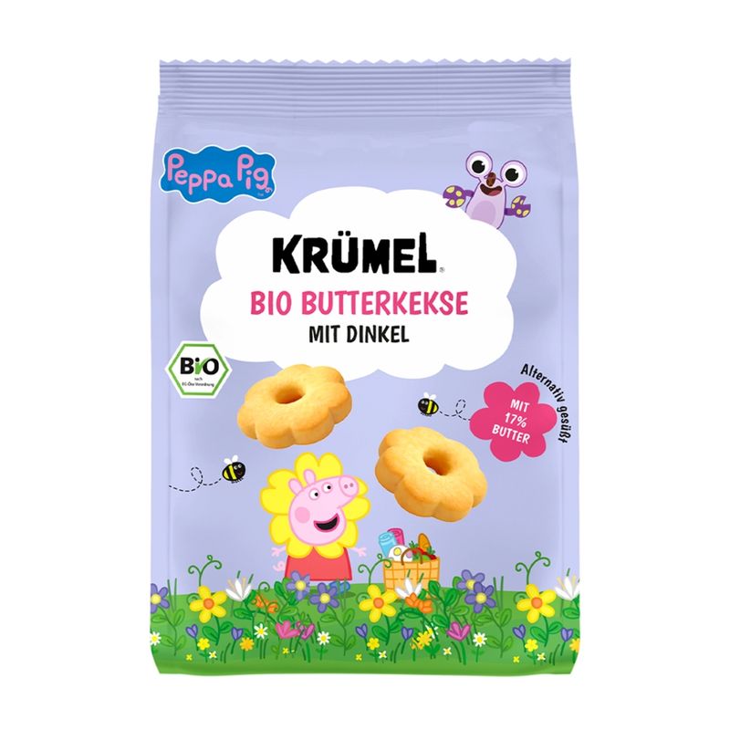 Krümel Krümel Bio Butterkeks 50g Krümel X Peppa - Produktbild