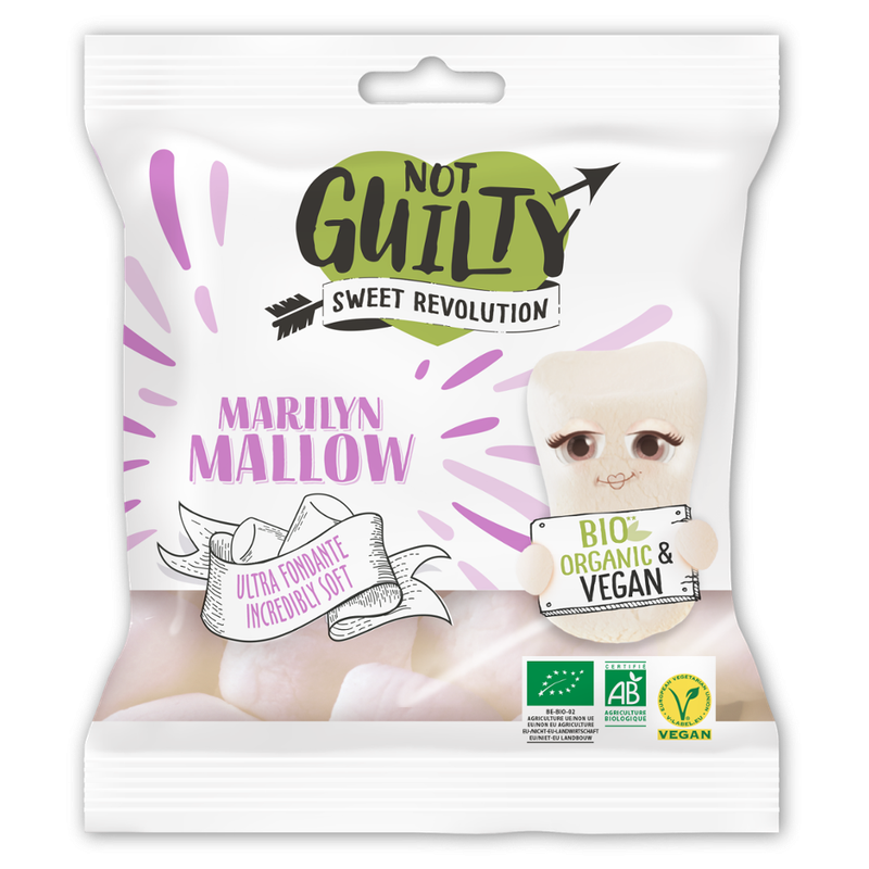 Not Guilty NOT GUILTY MARILYN MALLOW 80G BIO ZERTIFIZIERT DE-ÖKO-007 FR NL DE - Produktbild