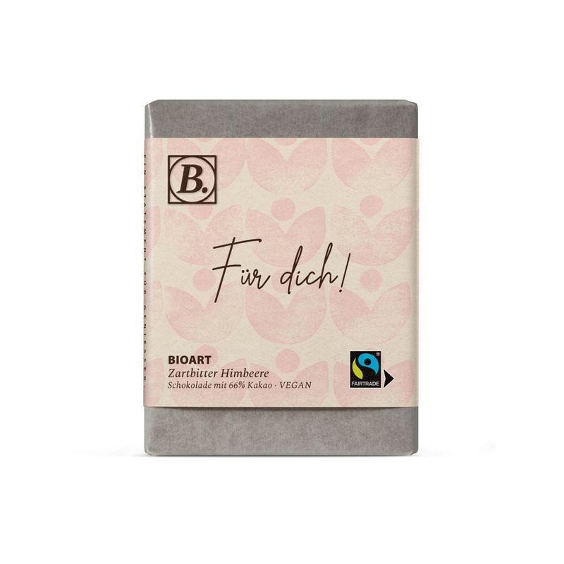 BioArt AG B. Schokolade Für dich 70g bio, FT-Cert. - Produktbild