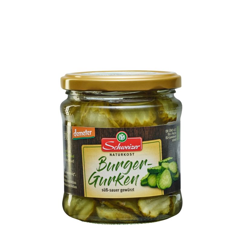 Schweizer demeter Burger Gurken - Produktbild