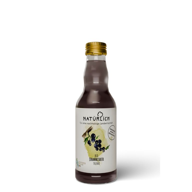 Natürlich Johannisbeere Trunk - Trunk aus Johannisbeeren aus eigenem Anbau am Ammersee - Produktbild