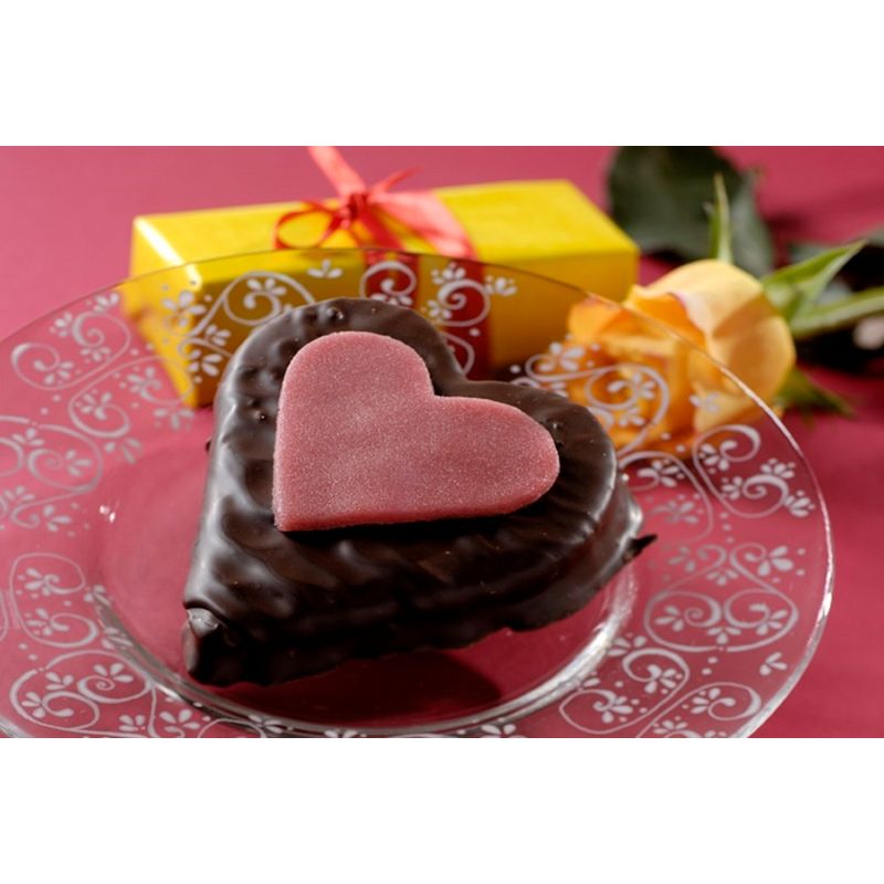 Steinofenbäcker Valentinsherzen mit Nougat-Buttercreme - Produktbild