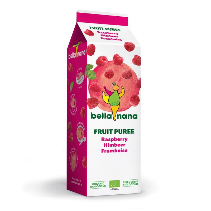 bella nana Himbeerpüree - 100% Frucht, tiefgefroren - Produktbild