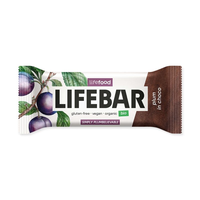 Lifefood  lifefood Lifebar InChoco Pflaume Roh Bio - Produktbild