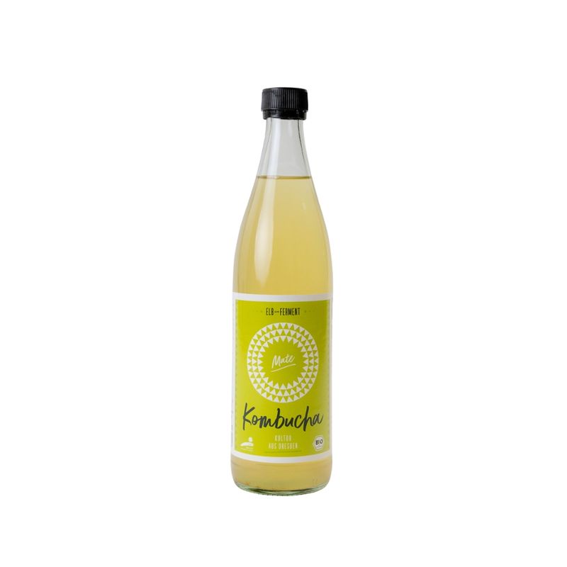 Elb-Ferment Elb-Ferment - Bio Kombucha Mate 0,5L in Gäa-Qualität - Produktbild