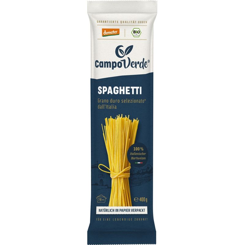 Campo Verde CV demeter Spaghetti aus Hartweizengrieß 400g - Produktbild