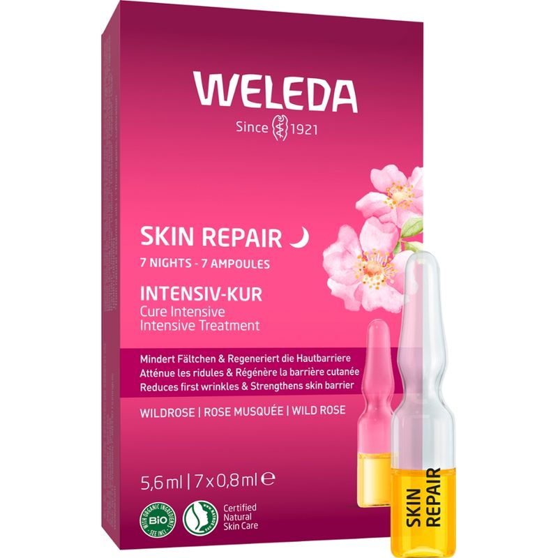 Weleda WELEDA Skin Repair Intensiv-Kur 7 Ampullen Wildrose - Produktbild