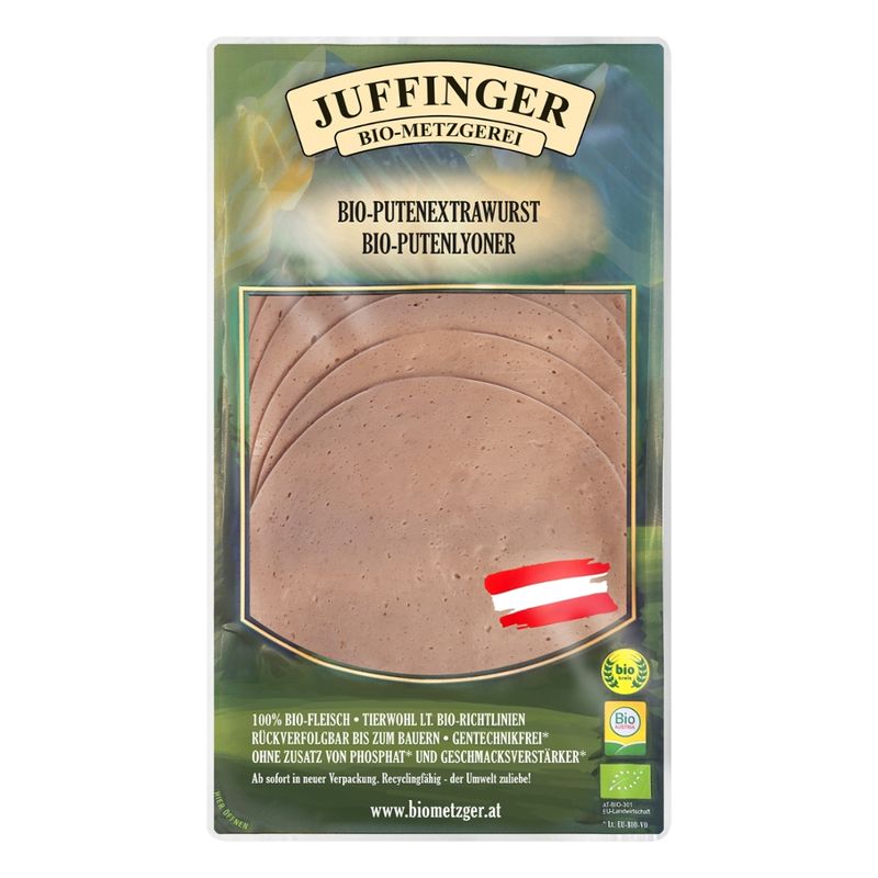 Juffinger Bio-Metzgerei BIO-Putenlyoner - Produktbild
