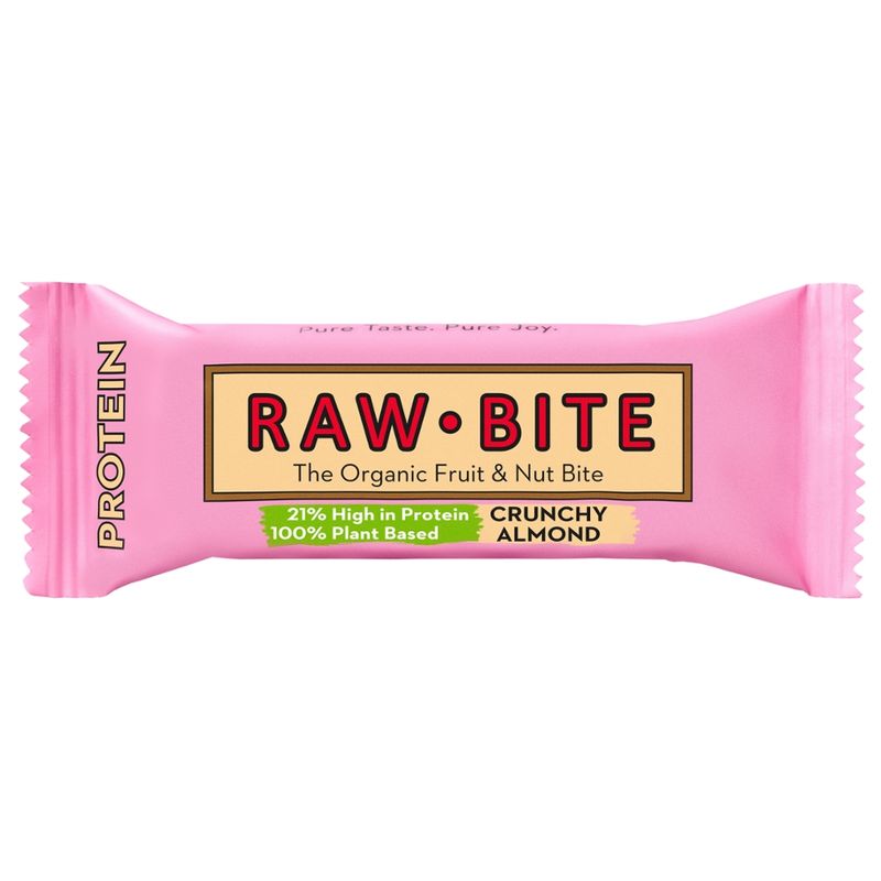 Raw Bite Fruchtriegel Protein Crunchy Almond 45g - Produktbild