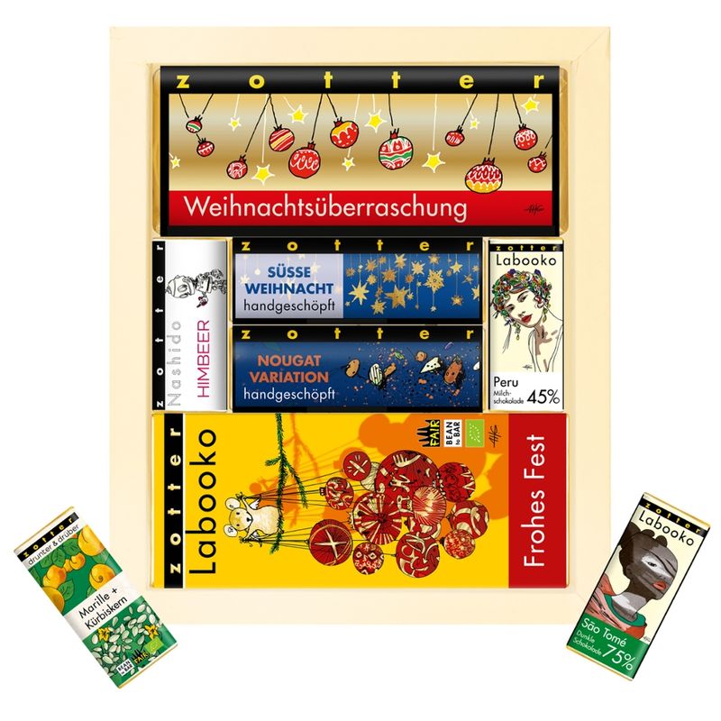 Zotter Schokolade Zotter-Mix Weihnachtsüberraschung - Produktbild