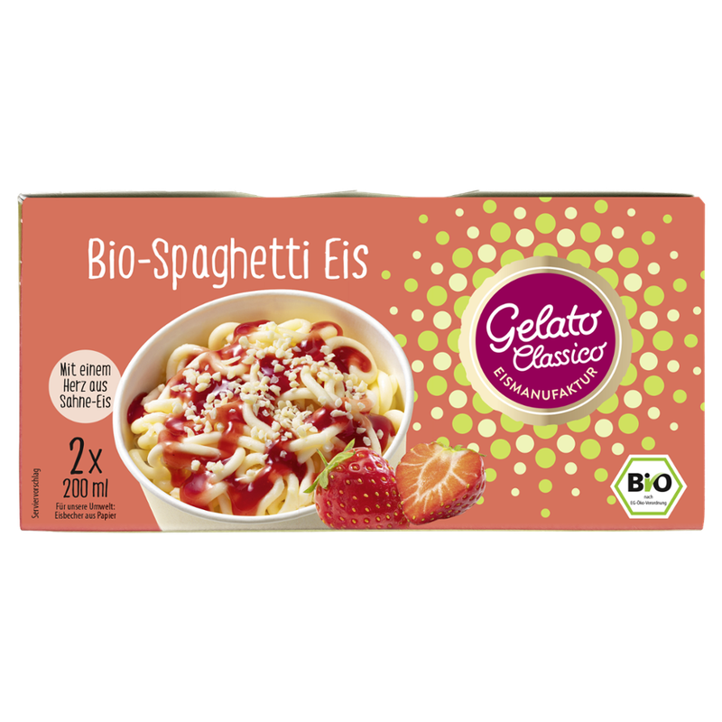 Gelato Classico Eismanufaktur Gelato Classico Bio-Spaghetti Eis - Produktbild