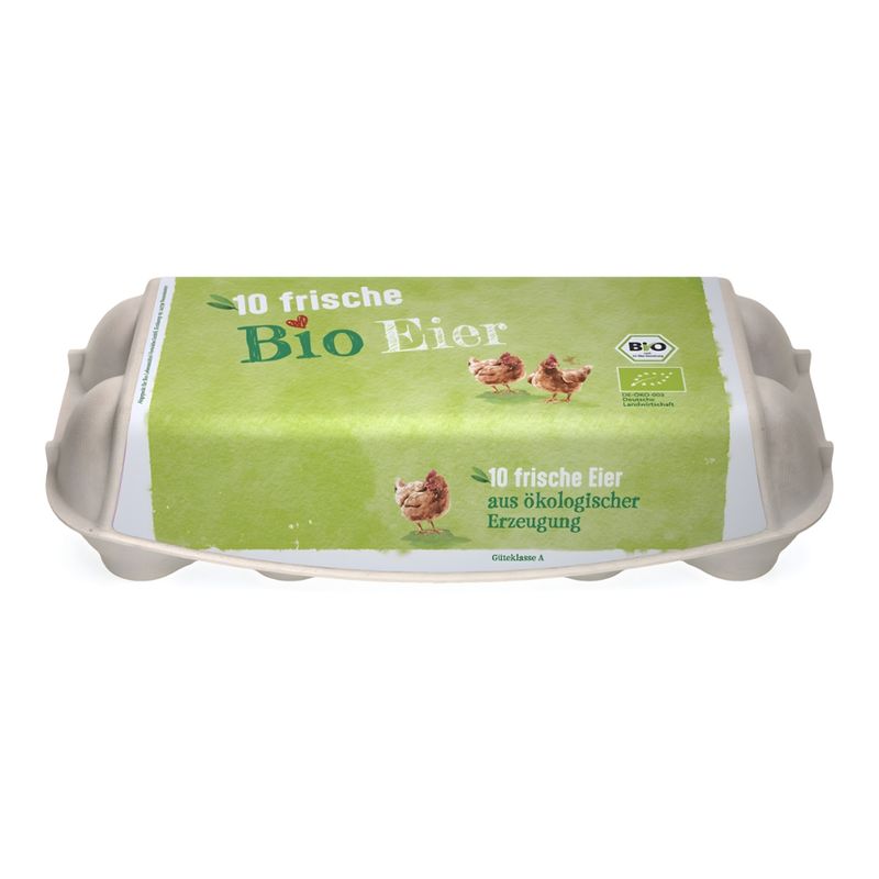 Bio-Lebensmittel-Vertrieb EU Bio-Eier, 10 Stück, aus Deutschland - Produktbild