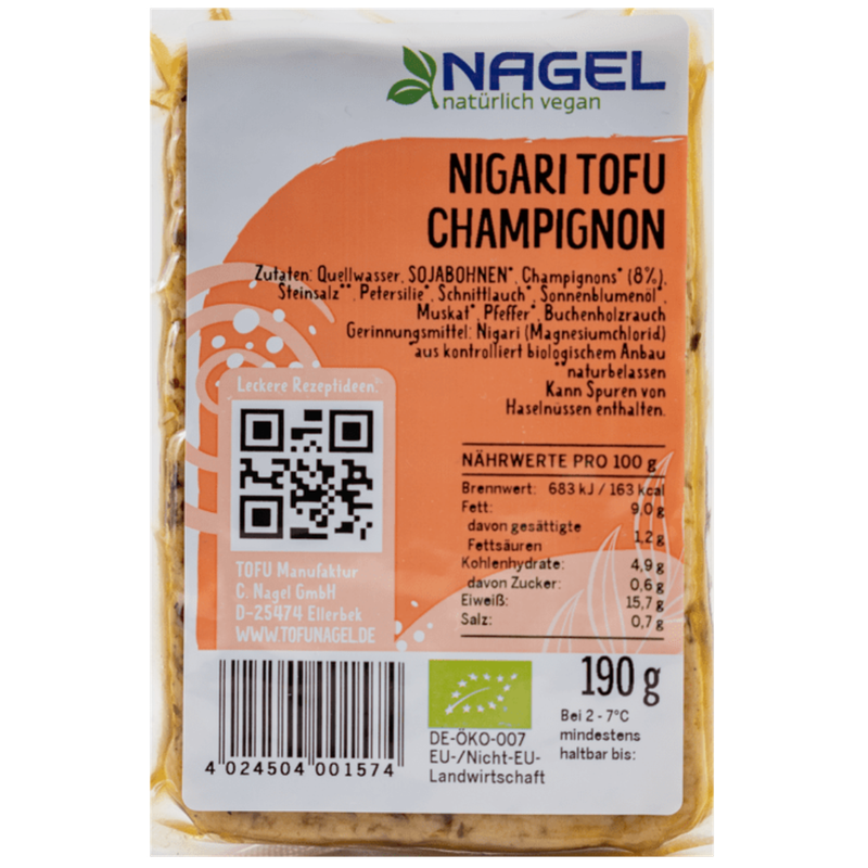 NAGEL Nigari Tofu Champignon 190g - Produktbild