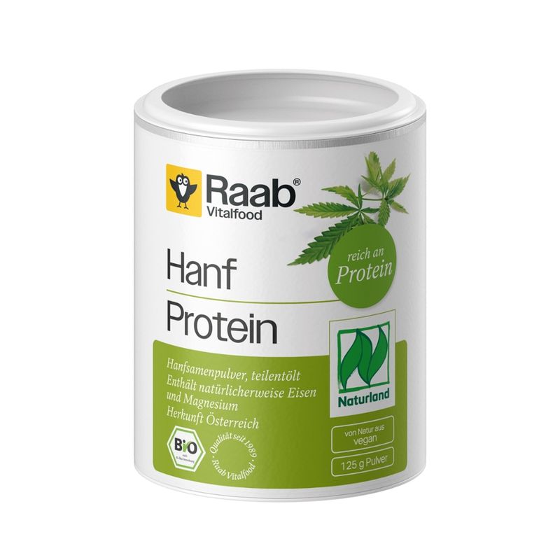 Raab Vitalfood BIO Hanf Protein Pulver Naturland - Produktbild