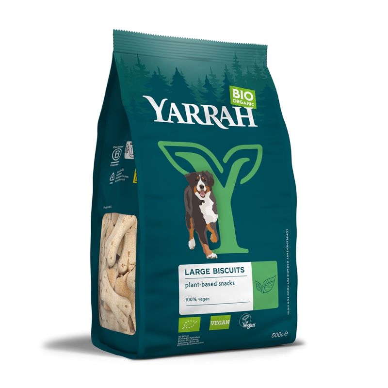 Yarrah Organic Petfood Yarrah Bio Hund Snack Kekse groß vegan - Produktbild