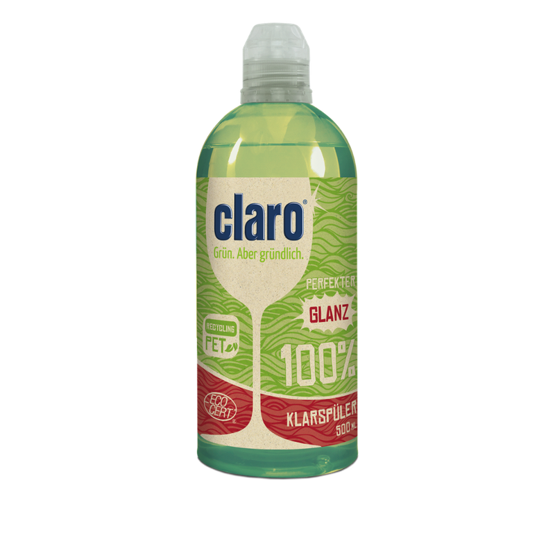 claro claro 100% Klarspüler 500ml ECOCERT - Produktbild