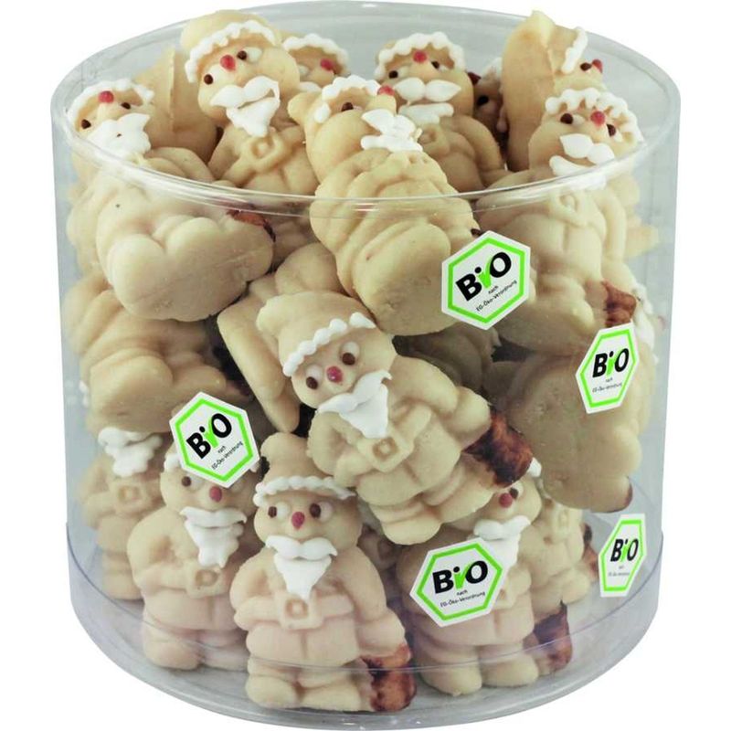 Funsch Marzipan BIO St. Claus in Klarsichtdose - Produktbild