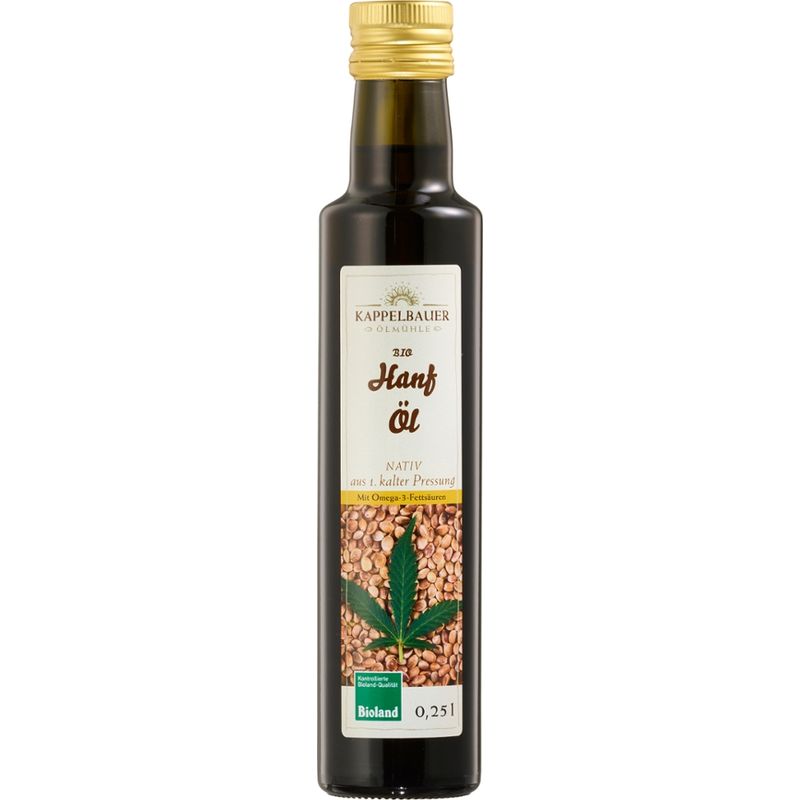 Ölmühle Kappelbauer Bio Hanföl nativ, Bioland - Produktbild