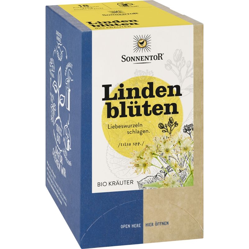 Sonnentor Lindenblüten, Doppelkammerbeutel - Produktbild