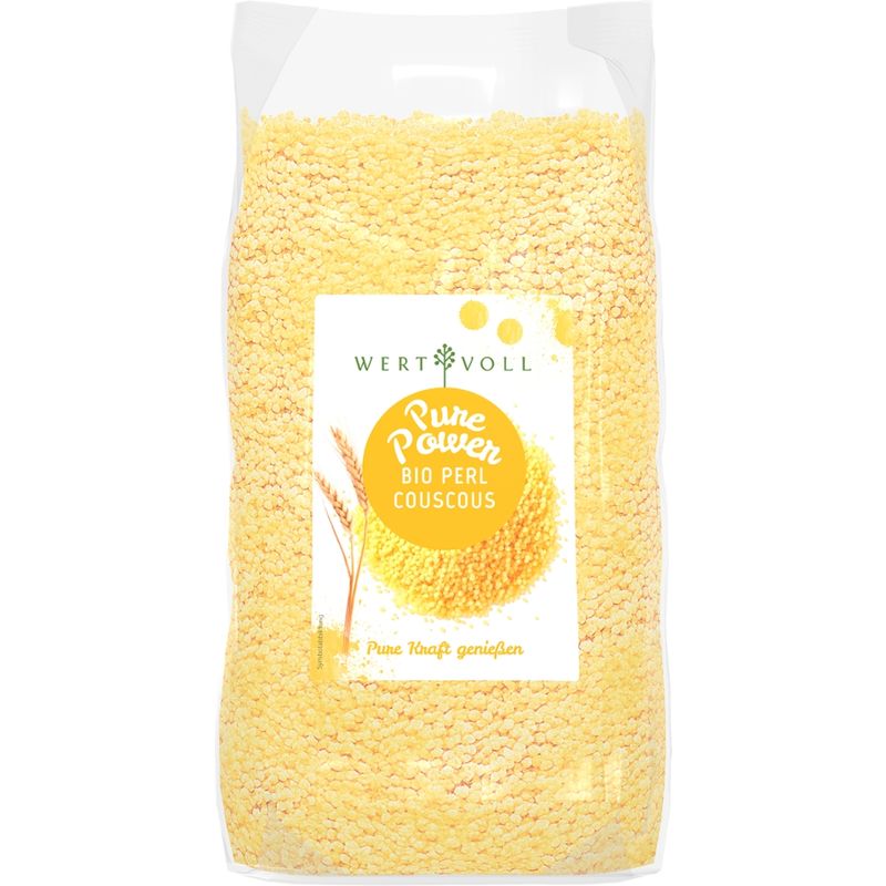 WERTVOLL WERTVOLL Bio Perl Couscous EU BIO 1000g - Produktbild