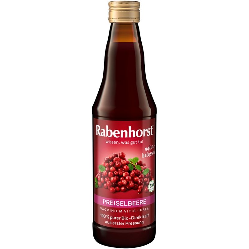 Rabenhorst Preiselbeere Muttersaft BIO - Produktbild