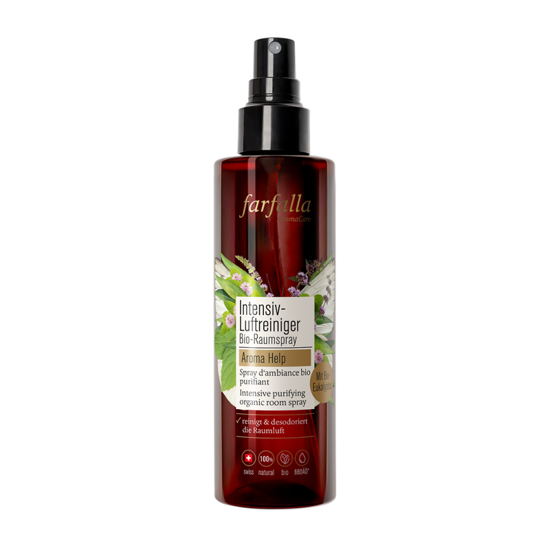 farfalla Intensiv-Luftreiniger Bio-Raumspray, Aroma Help, 200ml - Produktbild