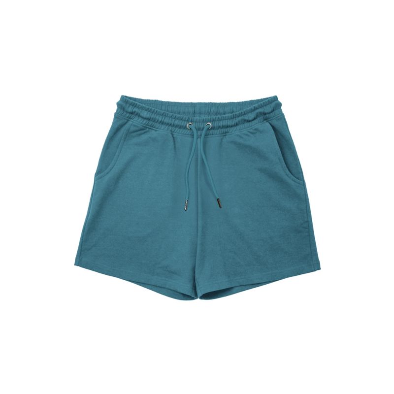 LIVING CRAFTS Damen Sweat Shorts teal blue S - Produktbild
