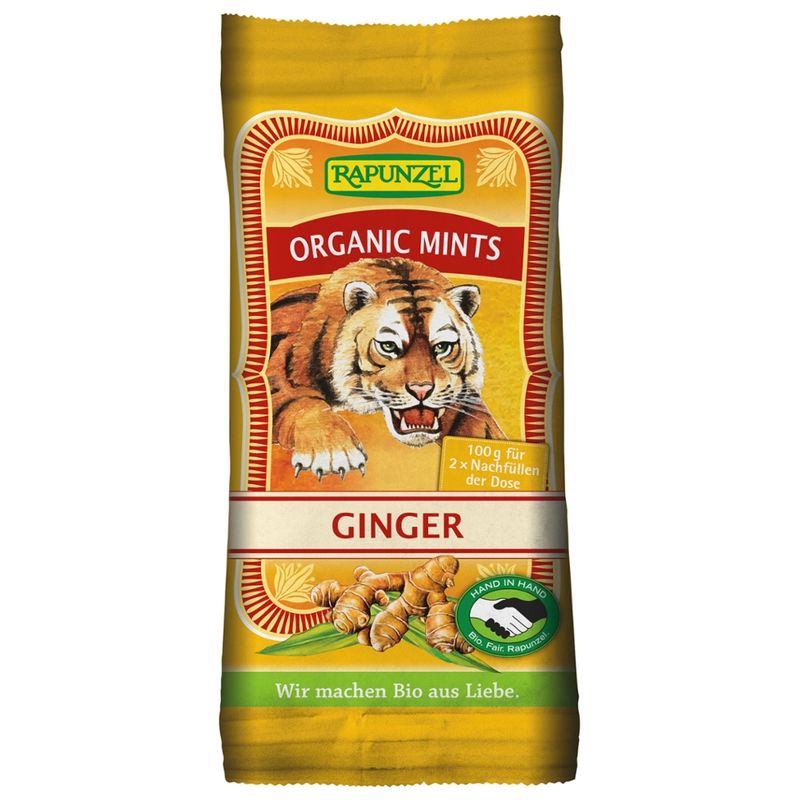 Rapunzel Organic Mints Ginger HIH Nachfüllbeutel - Produktbild