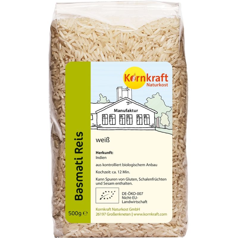 Kornkraft Basmati Reis weiß - Produktbild
