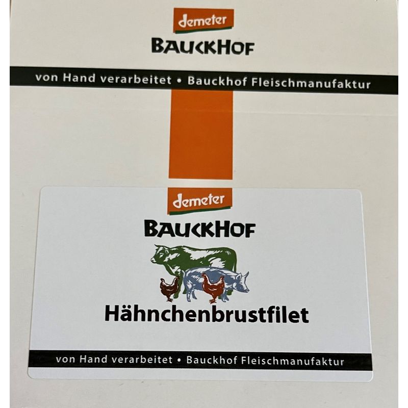 Bauckhof Hähnchenbrustfilet tiefgekühlt, 2 Stück Hkl. A - Produktbild