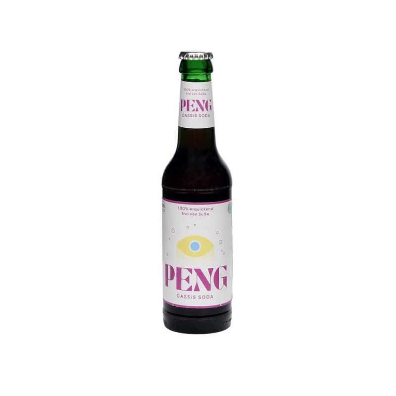 PENG PENG Bio-Cassissoda 330ml Mehrwegflasche - Produktbild