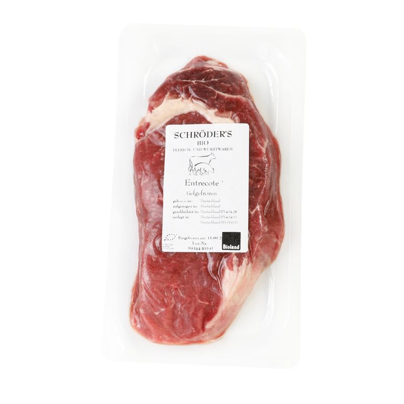 Schröder's Bio Fleisch- und Wurstwaren Entrecote 300 g TK - Produktbild