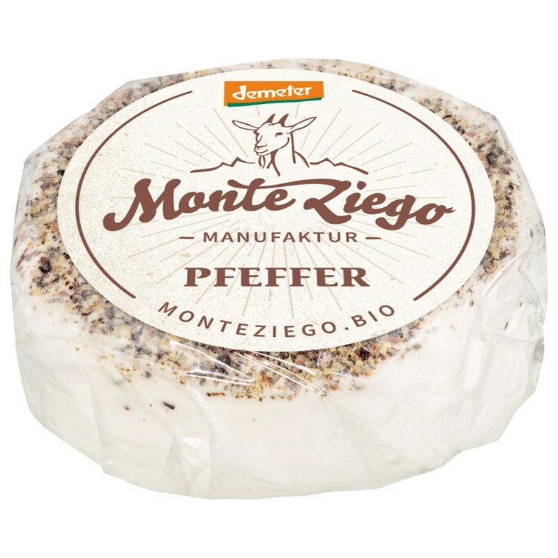 Monte Ziego Ziegenfrischkäse Pfeffer - Produktbild