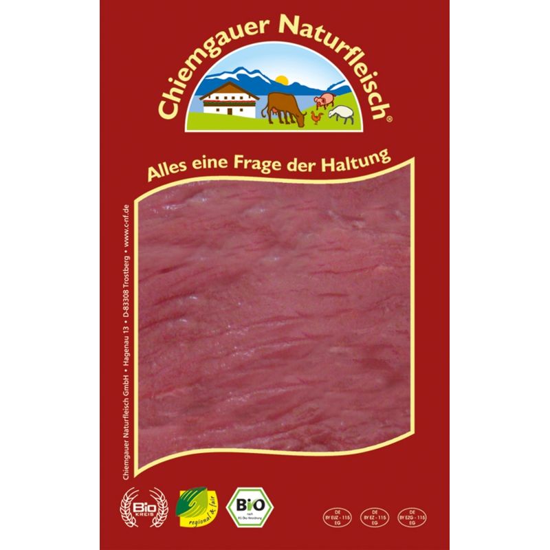 Chiemgauer Naturfleisch R-Rouladen, 3 St. ca. 400 g, SB, kbA - Produktbild