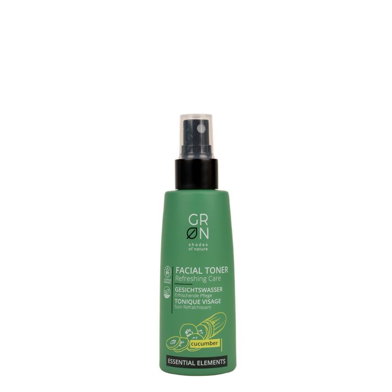 GRN GRN [GRÜN] Gesichtswasser Erfrischende Pflege Bio-Gurke - Essential Elements - Produktbild
