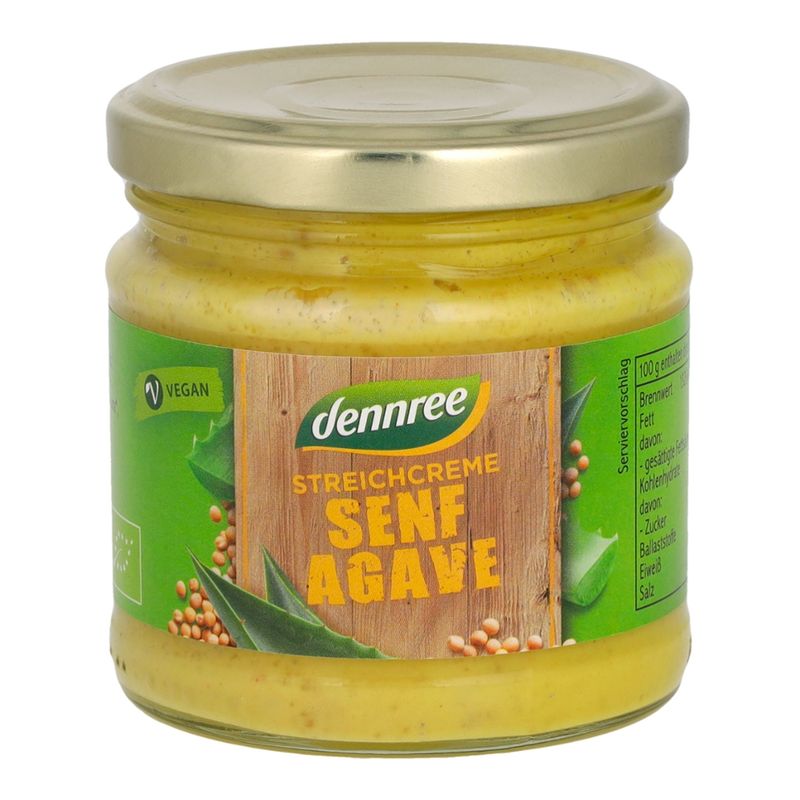 dennree Streichcreme Senf-Agave - Produktbild