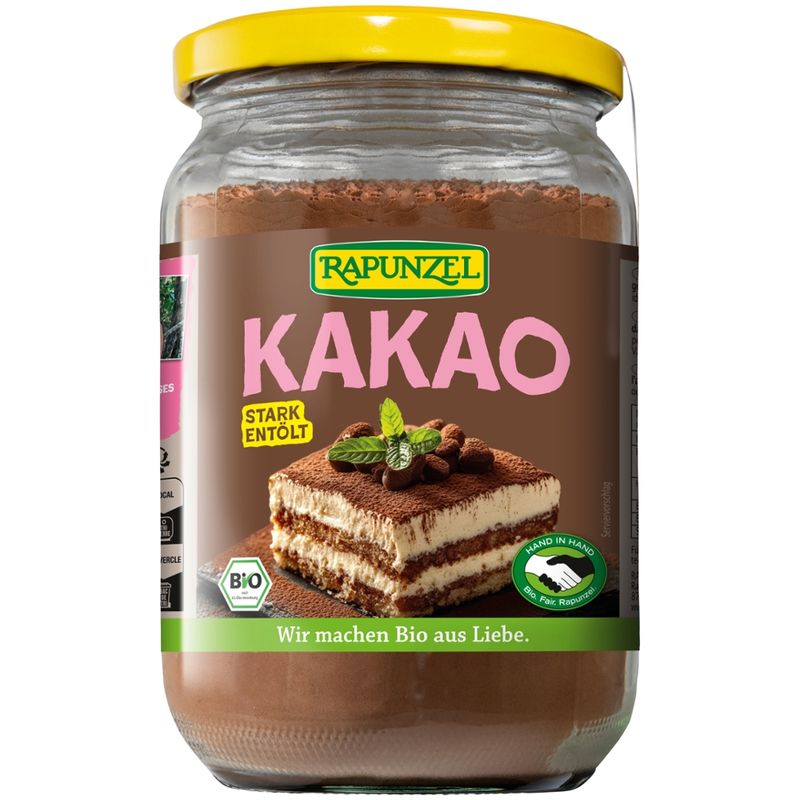 Rapunzel Kakaopulver stark entölt, HIH - Produktbild