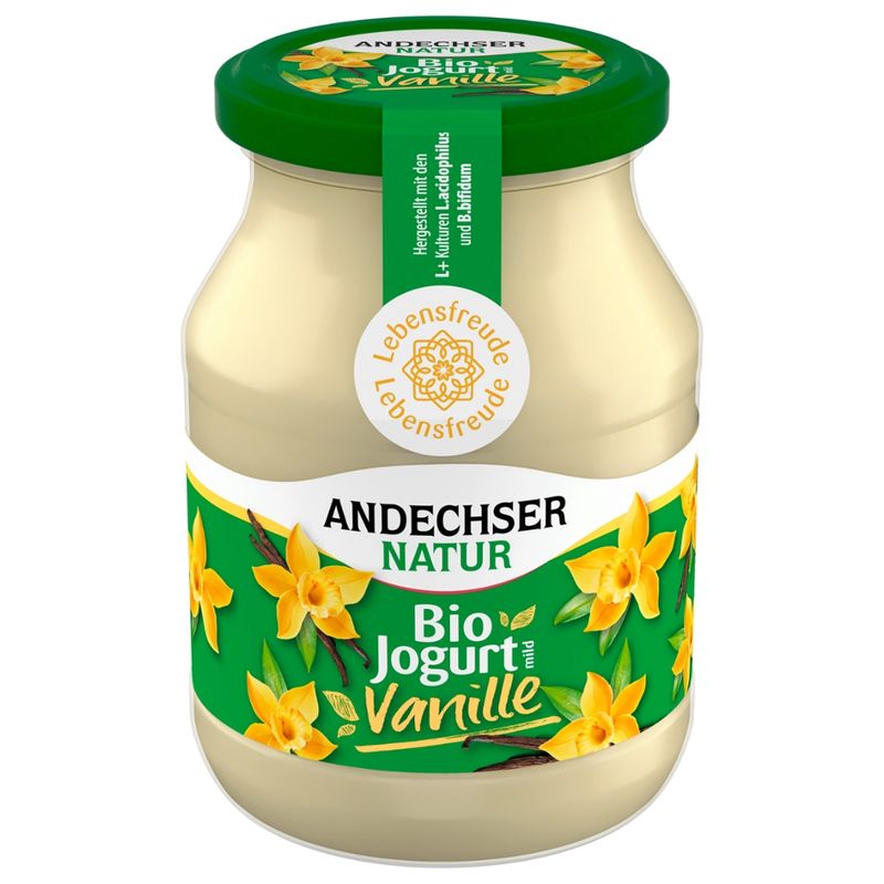 Andechser Natur Bio Jogurt Vanille 3,8% - Produktbild