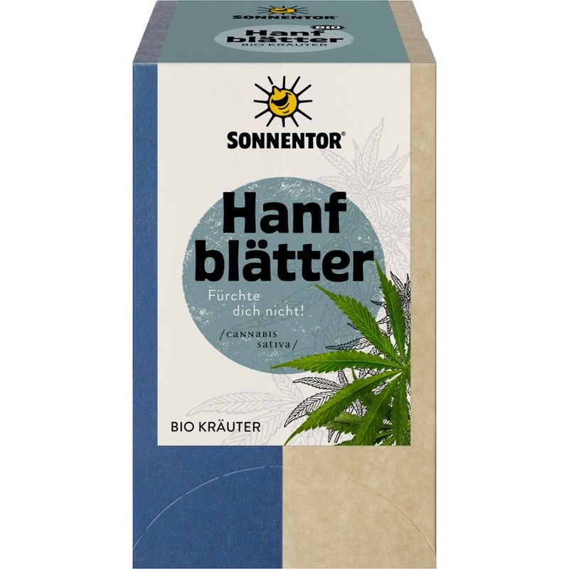 Sonnentor Hanfblätter, Doppelkammerbeutel - Produktbild