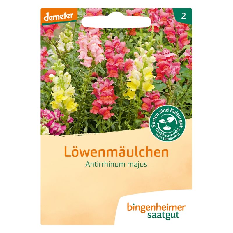 Bingenheimer Saatgut Löwenmäulchen - Blumen (Saatgut) - Produktbild