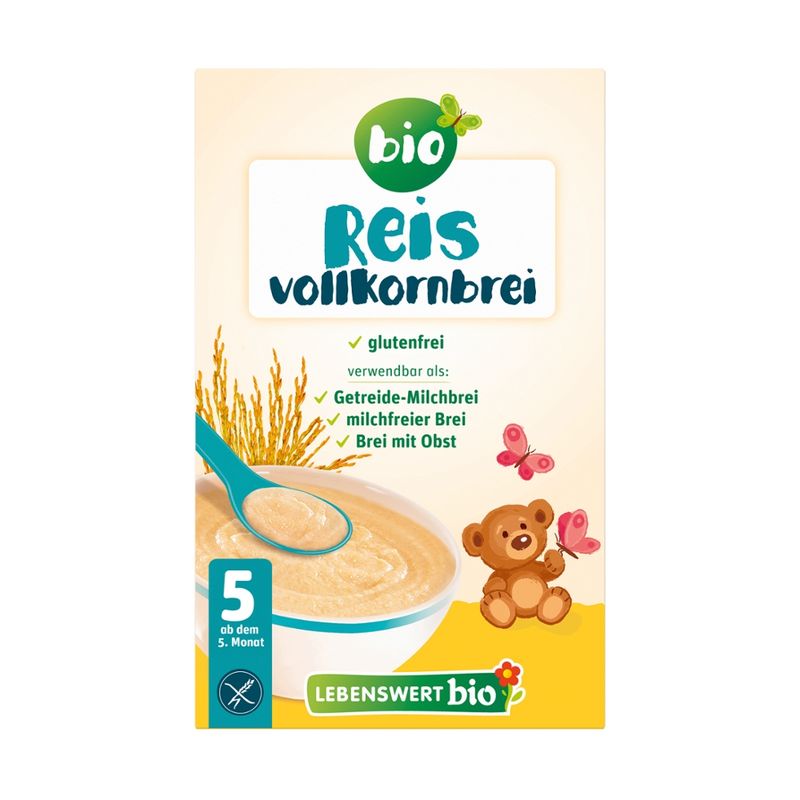 Lebenswert bio Reis Vollkornbrei - Produktbild