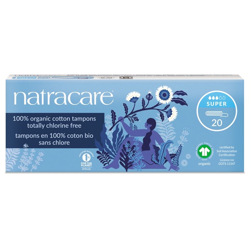 Natracare Tampons Super ohne Applikator 20 St - Produktbild