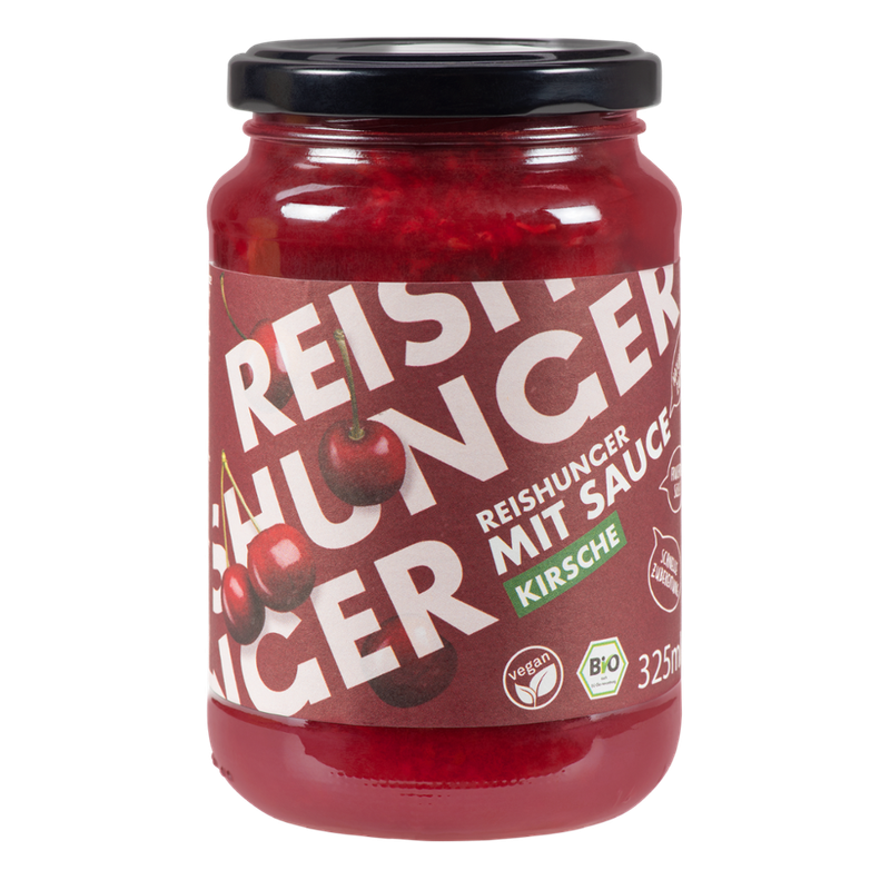 Reishunger Reishunger mit Sauce, Kirsche, Bio DE-ÖKO-003 (325ml) - Produktbild