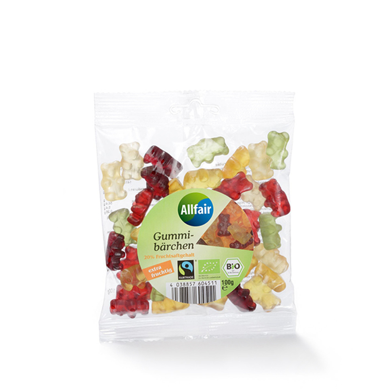 Allfair Allfair Gummibärchen laktosefrei, glutenfrei - Produktbild