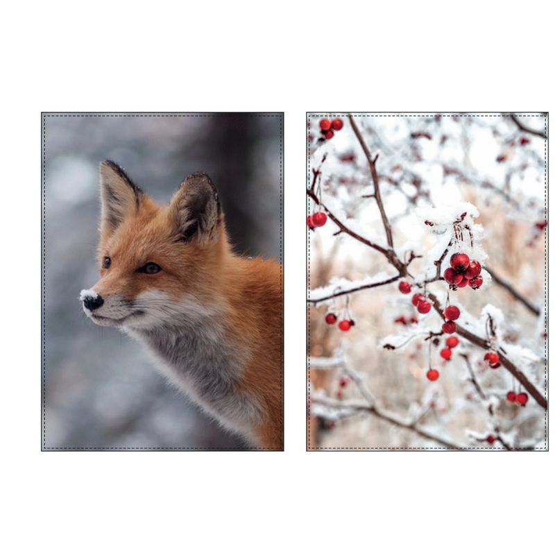 LIVING CRAFTS Küchenhandtuch 1400, 2er Pack, fox/frozen berries, 50X70 cm - Produktbild