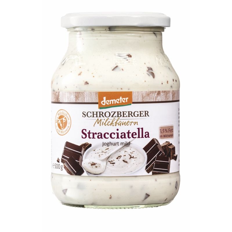 Schrozberger Milchbauern demeter Stracciatella Joghurt mild - Produktbild